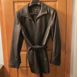 Vintage leather coat